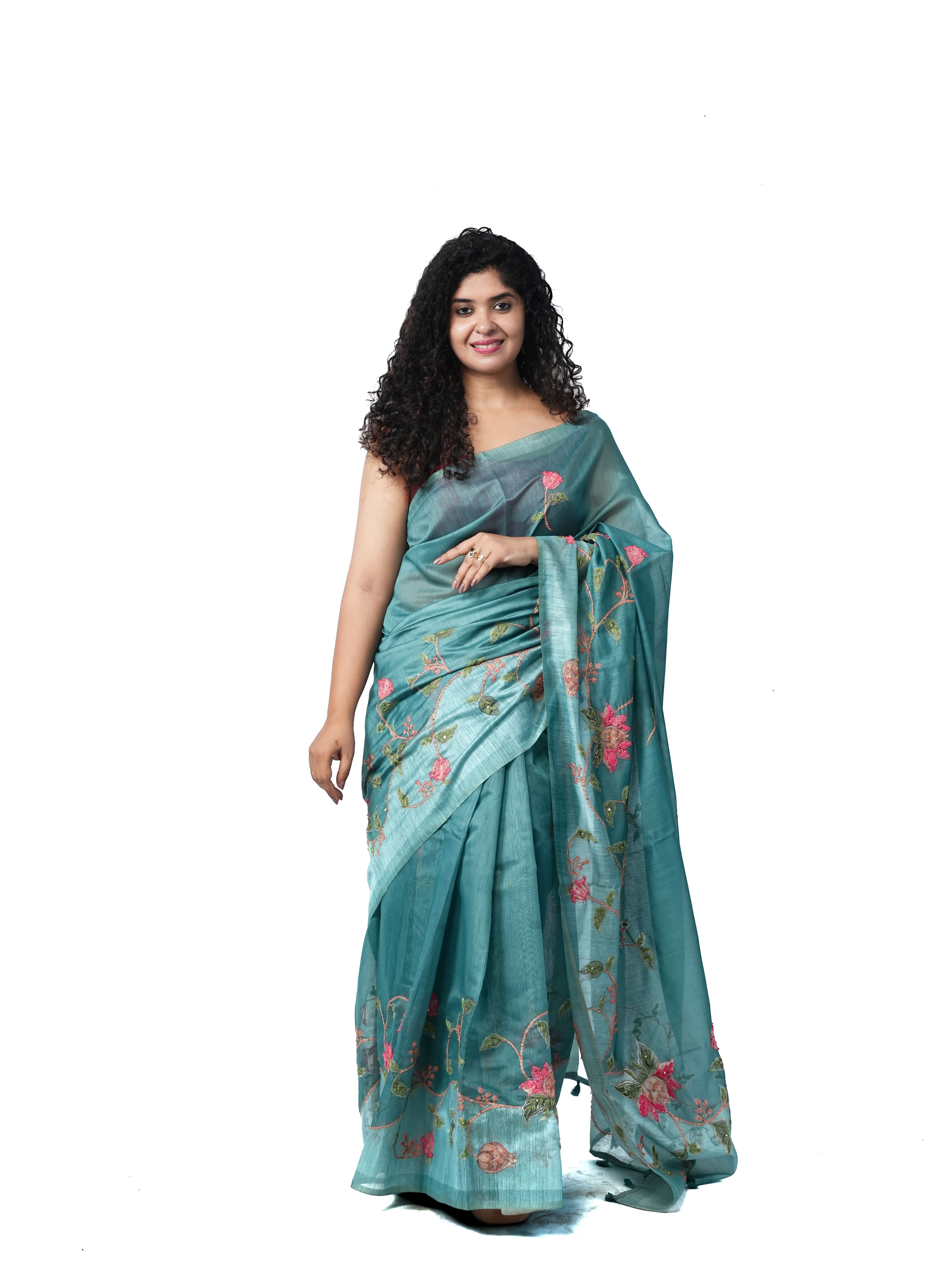 Ocean Bloom - Chanderi