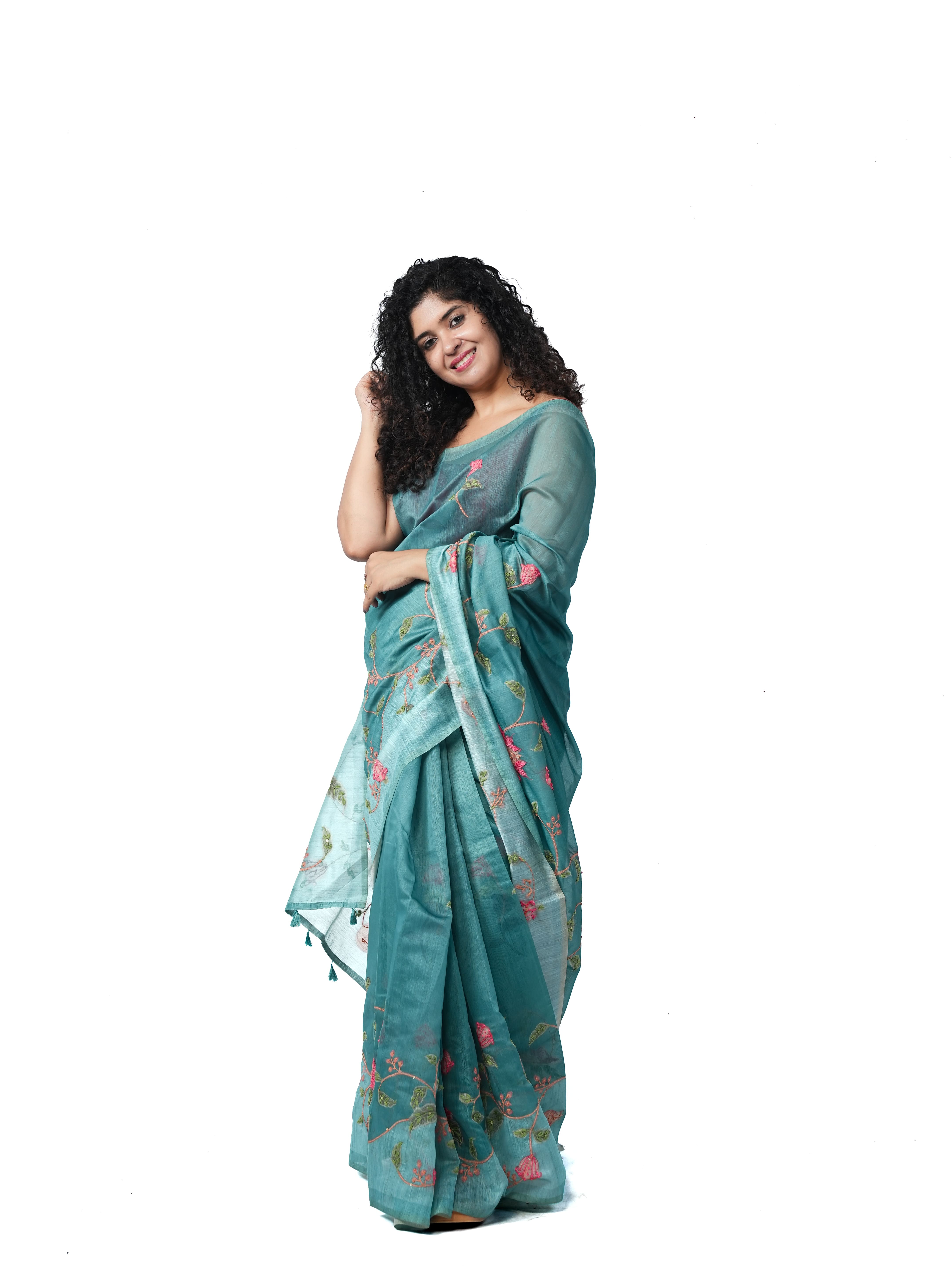 Ocean Bloom - Chanderi