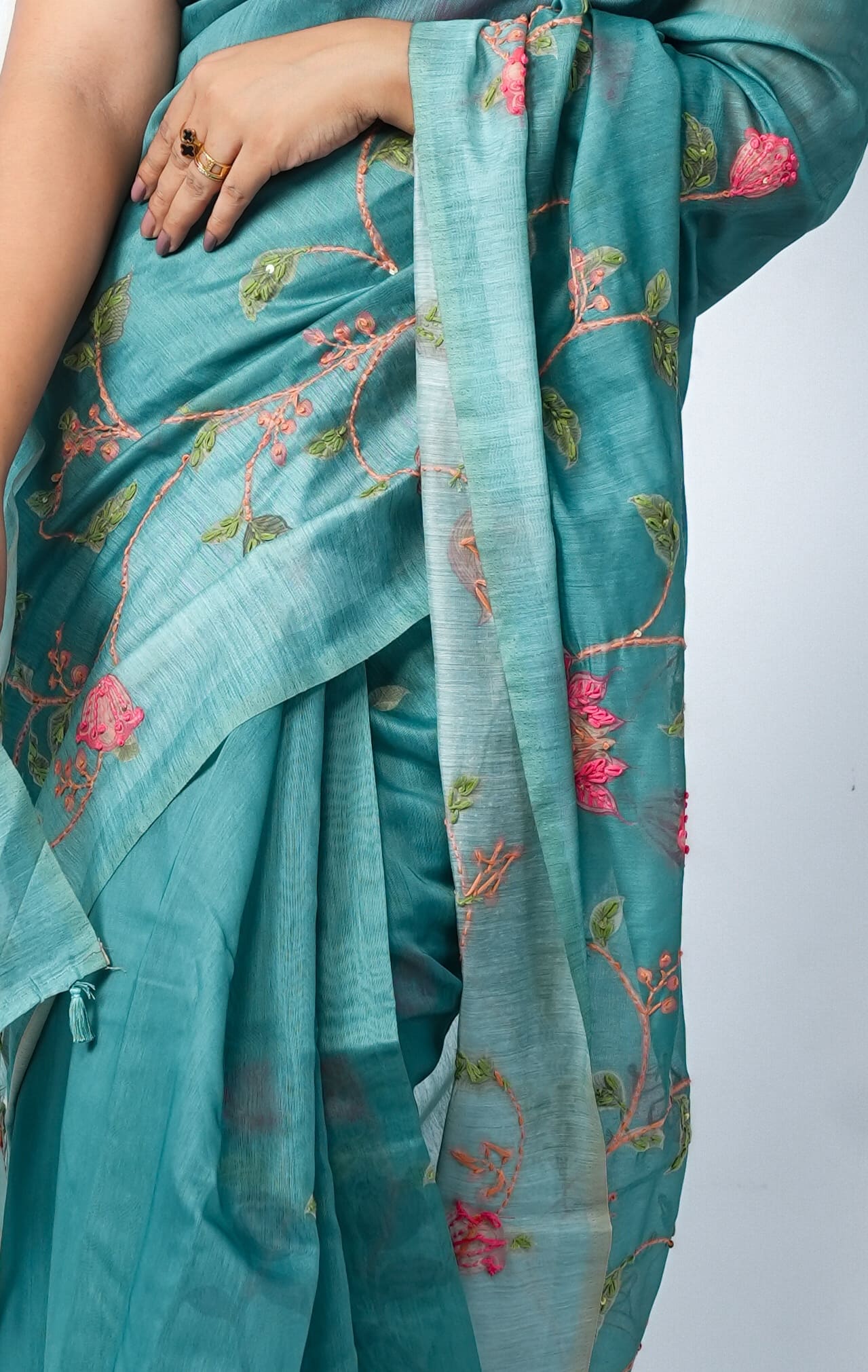 Ocean Bloom - Chanderi