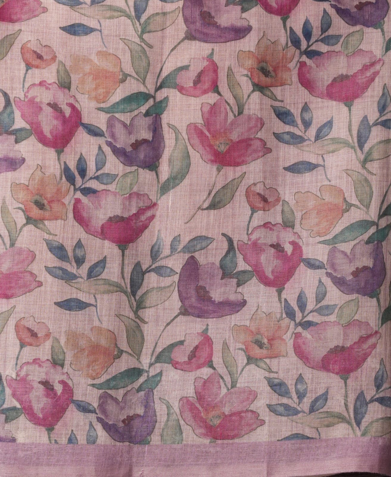 Rose Quartz Shimmer - Tissue Linen