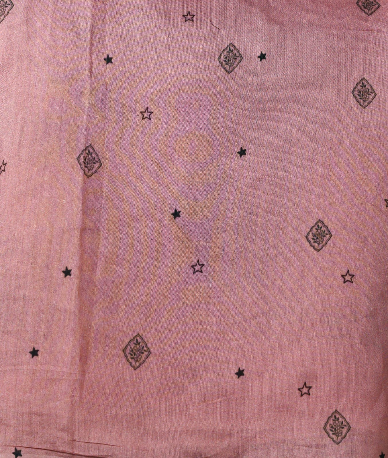 Mauve Bloom - Organza Silk