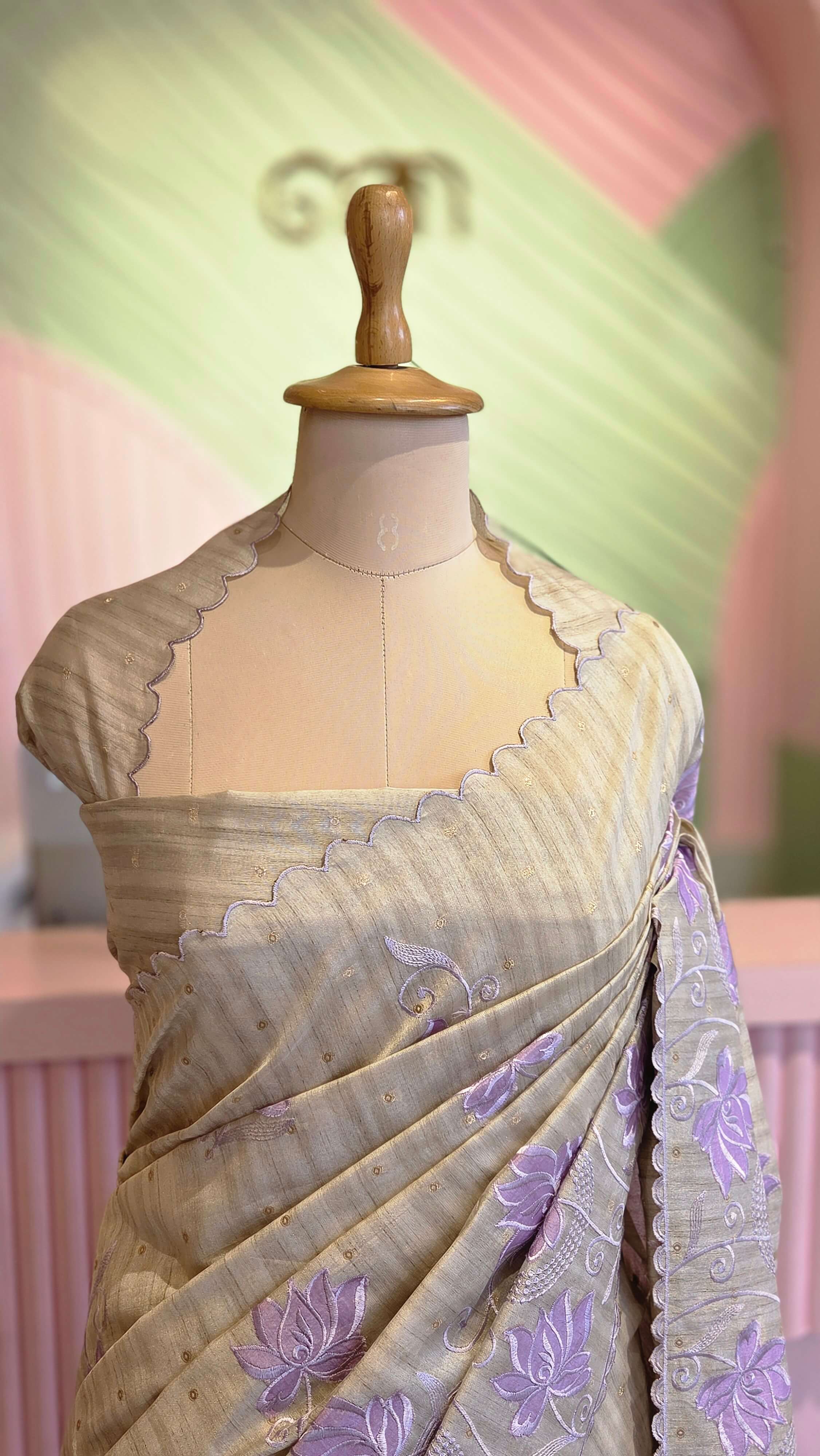 Premium Semi Tussar Silk Sree