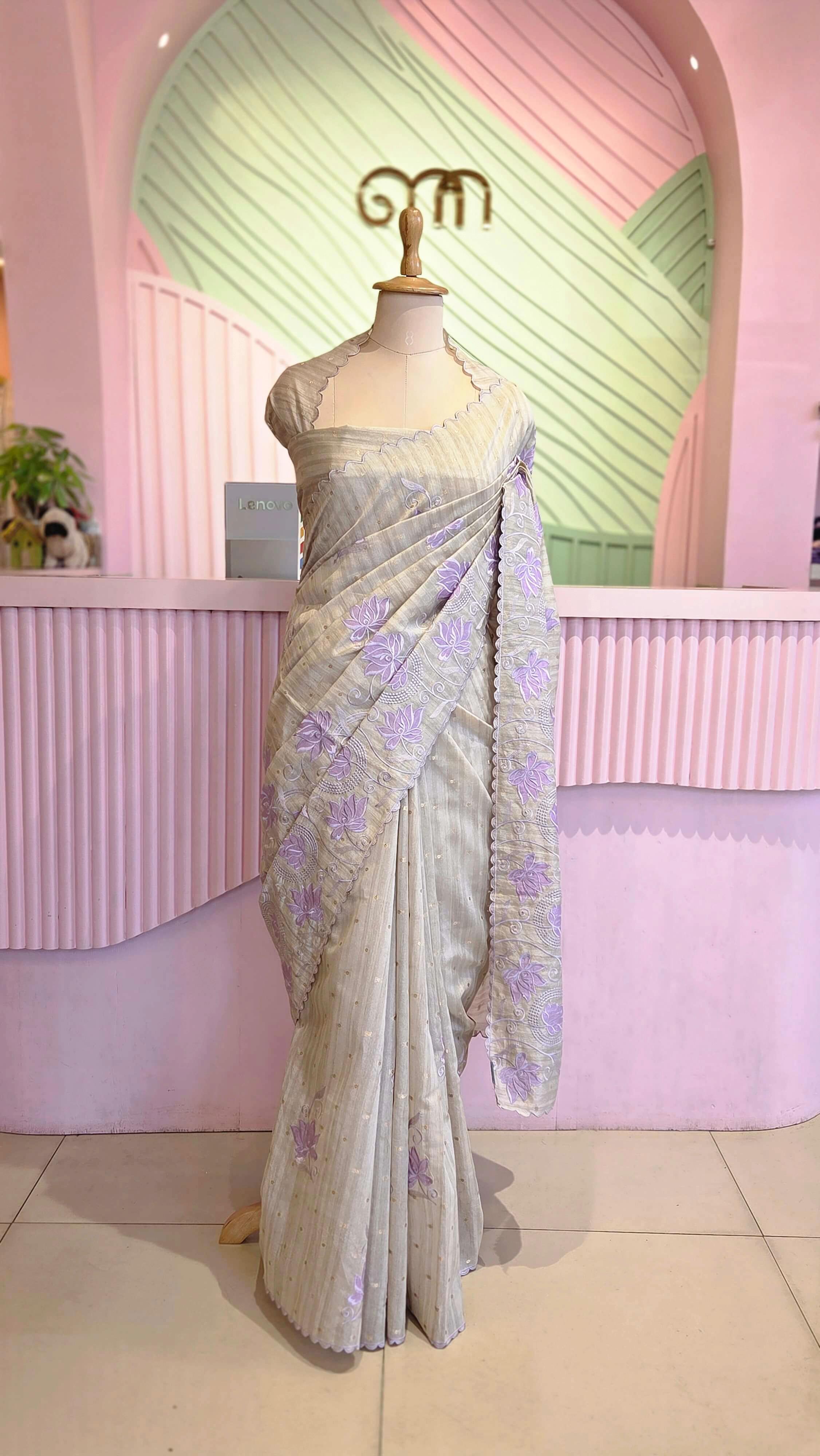 Premium Semi Tussar Silk Sree
