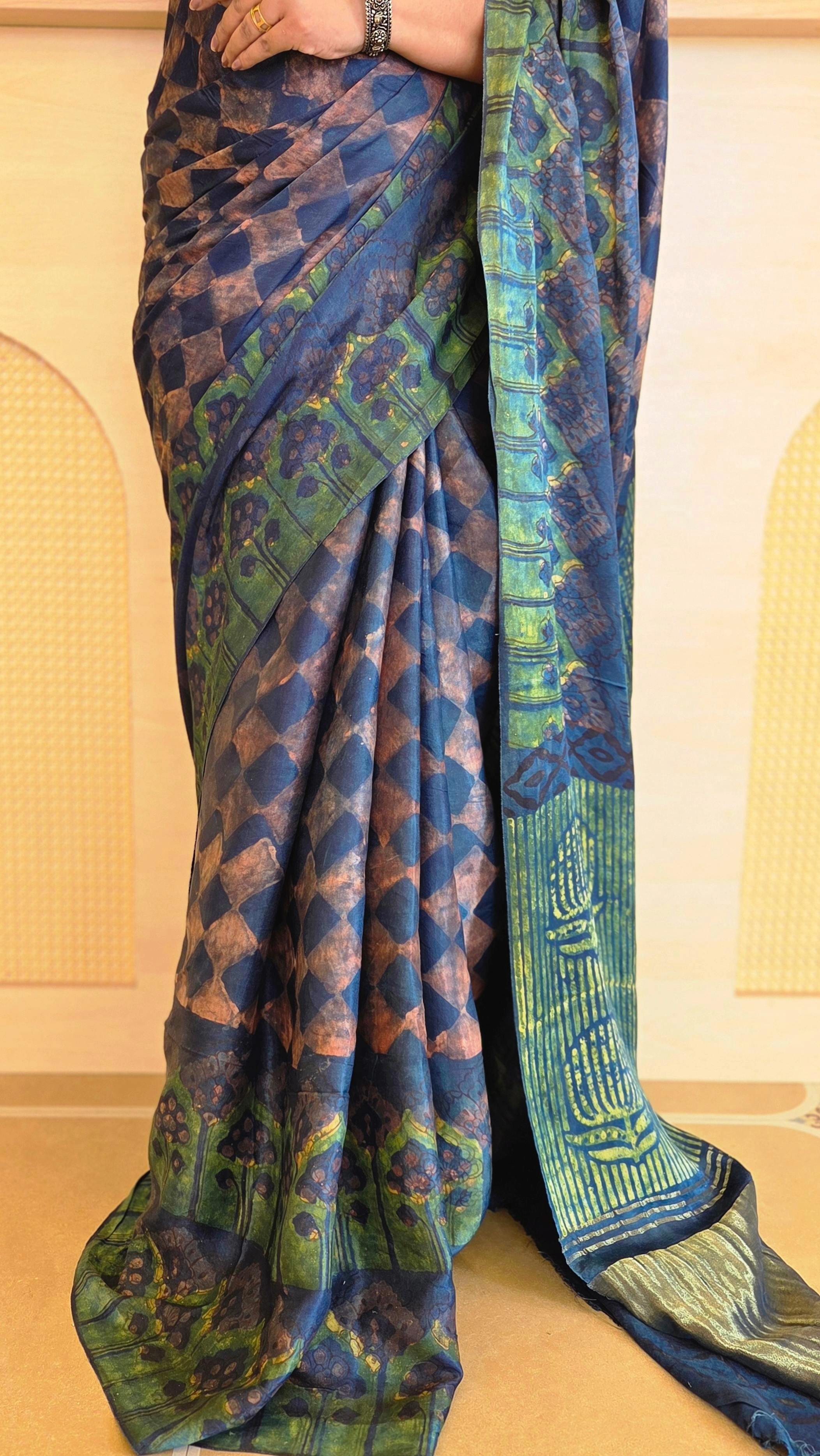 Premium Modal Silk Coral Saree
